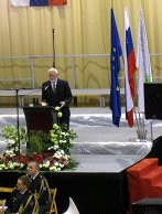 Aleksander Valič na proslavi ob 65. obletnici ustoličenja prve slovenske vlade, 2. maja 2010 v Ajdovščini 